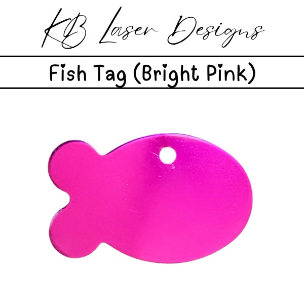 Personalized Fish Aluminum Pet Tag