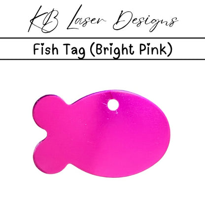 Personalized Fish Aluminum Pet Tag