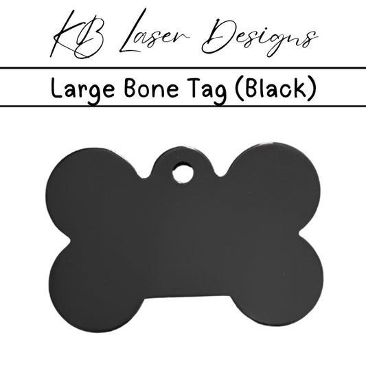 Personalized Large Bone Aluminum Pet Tag