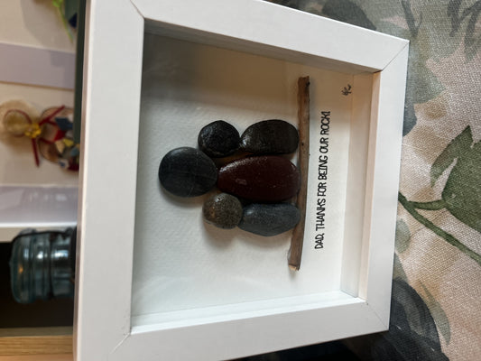 Picture- dad, thanks for being our rock