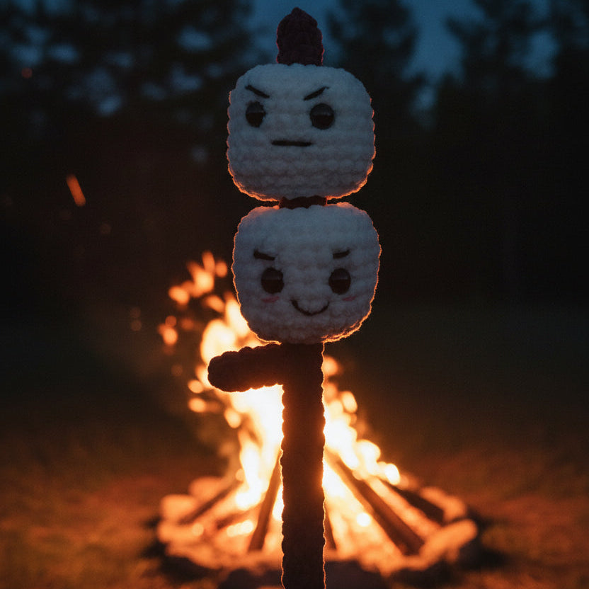 Crochet Marshmallow Sticks