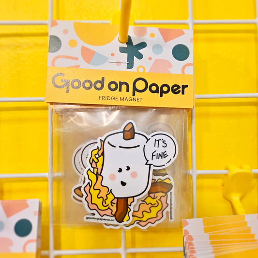 Marshmallow | Fridge Magnet