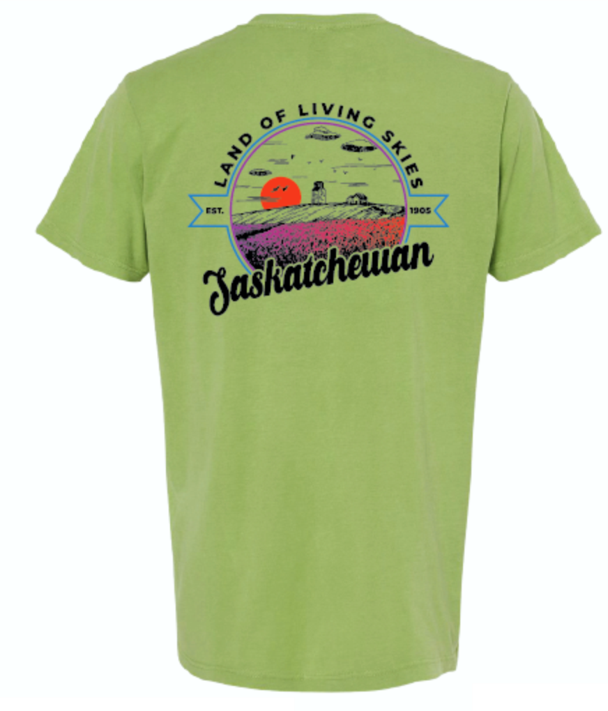 FLAT // Saskatchewan Ombre Sunset / Unisex Tshirt