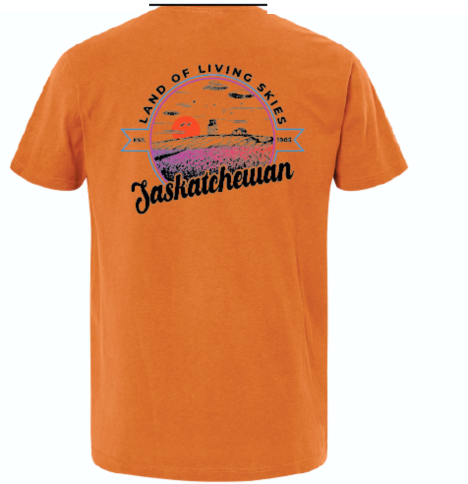FLAT // Saskatchewan Ombre Sunset / Unisex Tshirt