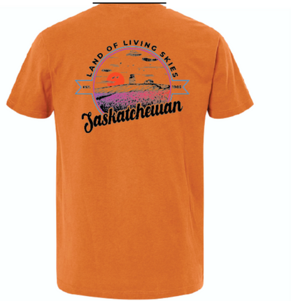 FLAT // Saskatchewan Ombre Sunset / Unisex Tshirt