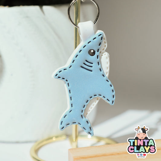 Shark Attack!!! Cute Shark Polymer Clay Keychain