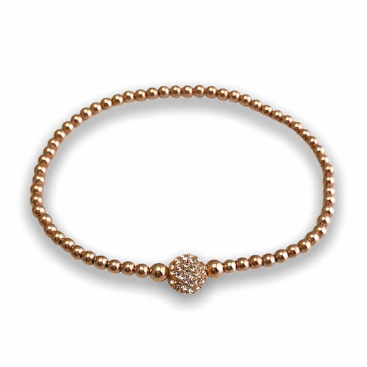 Shimmer Soothing Bracelet - Rose Gold - Medium