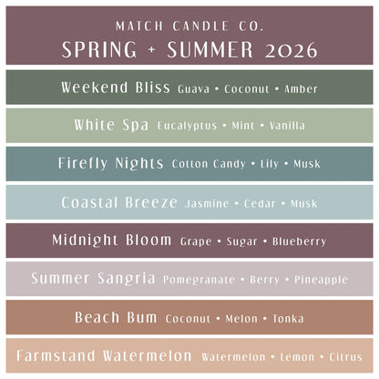 Soy Wax Melts: Spring + Summer 2026