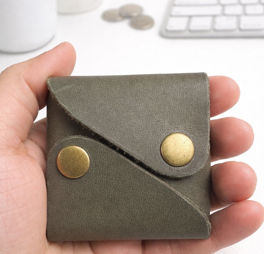 Square coin pouch