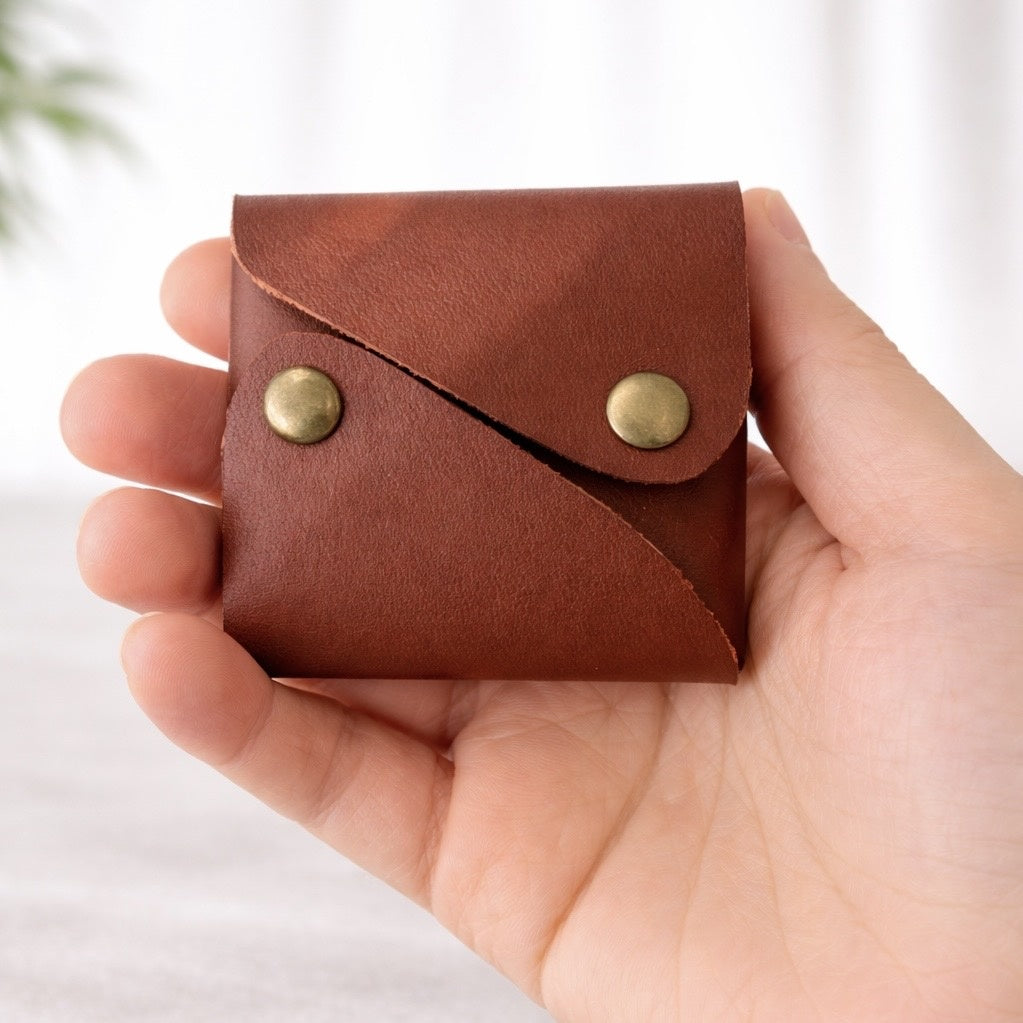 Square coin pouch