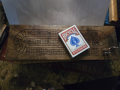 Walnut Cribbage Board