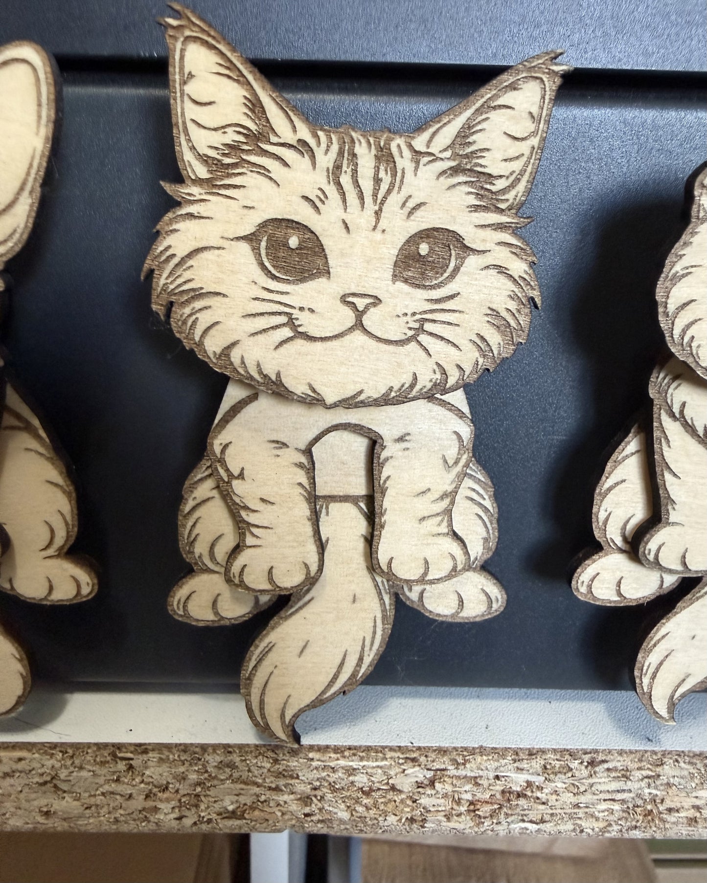 Wiggly Cat Fridge Magnet
