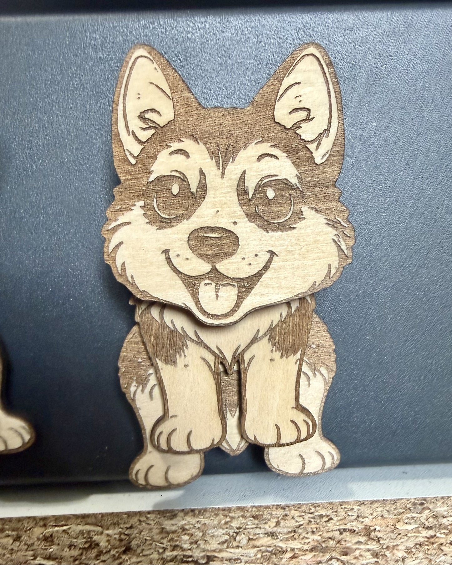 Wiggly Dog Fridge Magnets