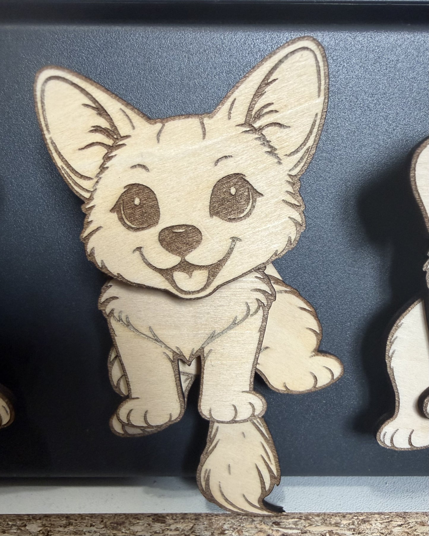 Wiggly Dog Fridge Magnets