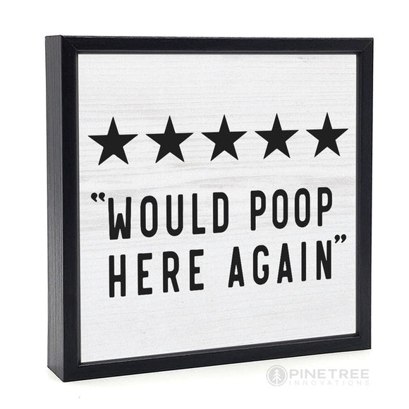 Would Poop Sign