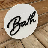 Bath 3D Round - 10"