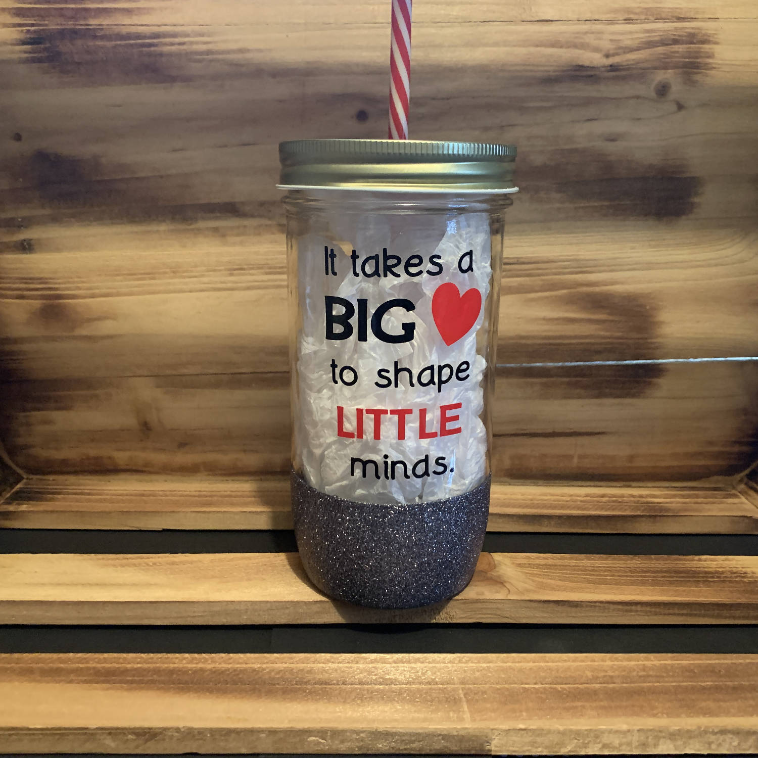 Little Minds Glitter Jar - HandmadeSask
