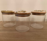 Resin Geode Glass Canister - 2