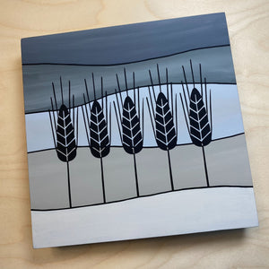 8" Art Panel | Saskatchewan 5 Wheat - 1