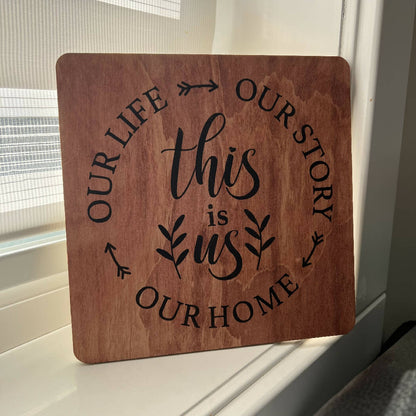 Mini Stained Sign
