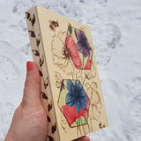 Poppies & Anemones Wood Burning - 2