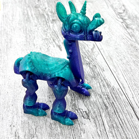 3D Printed Standing Llama