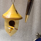 CW - Birdhouse window or desk ornament