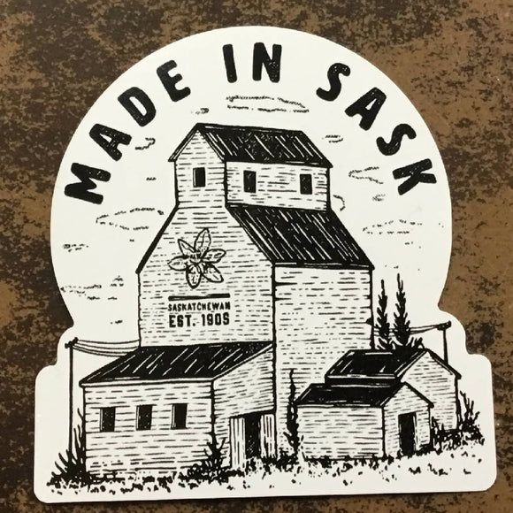 Made in Sask Vinyl Sticker