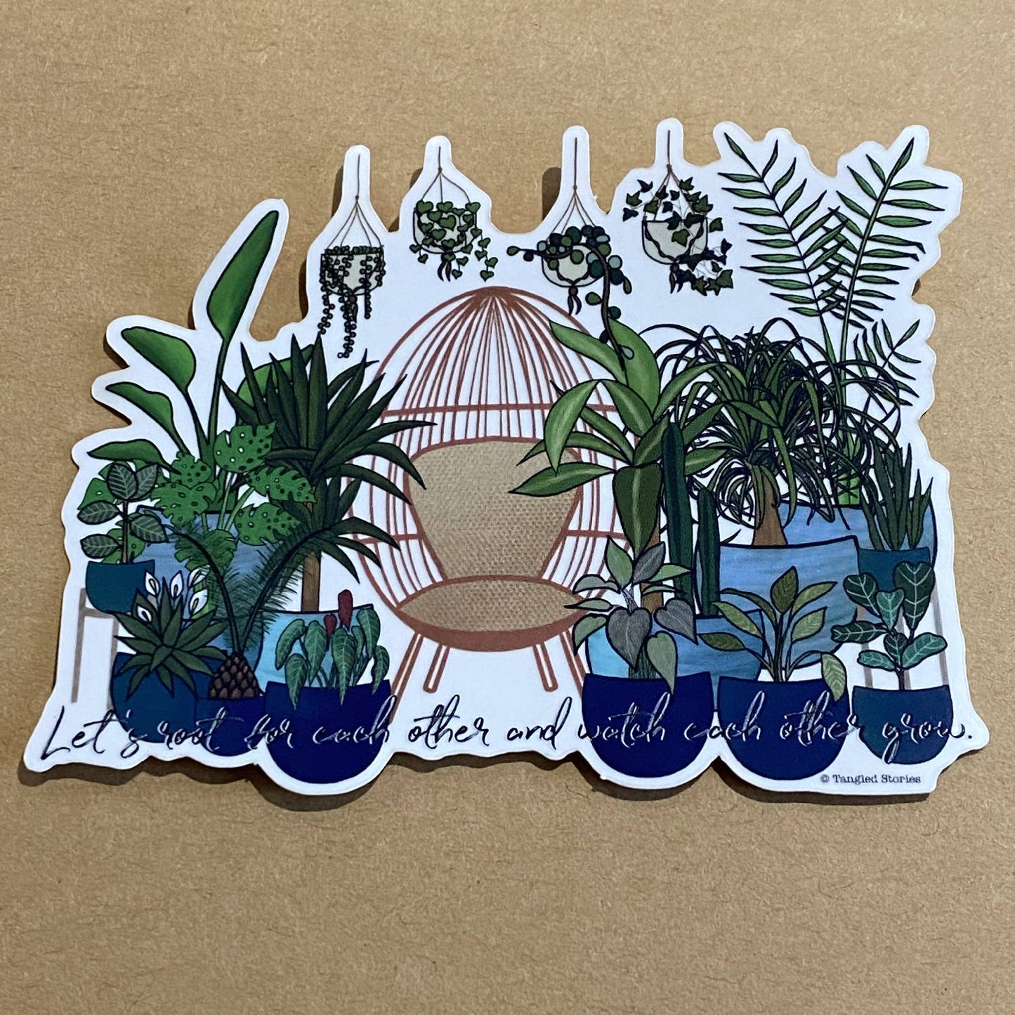 Rooting For You Waterproof Sticker - HandmadeSask