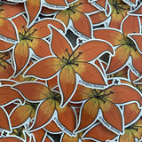 Prairie Lily Waterproof Sticker - HandmadeSask