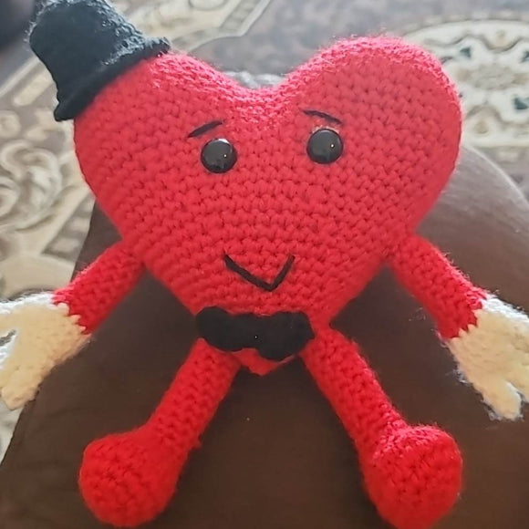 Heart Crochet Plush