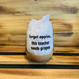 Forget Apples Glitter Stemless - HandmadeSask