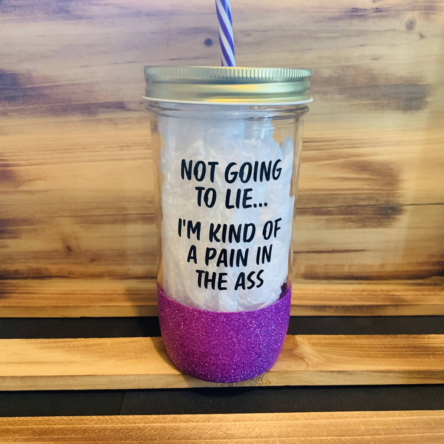 Not Going to Lie Glitter Jar - 14