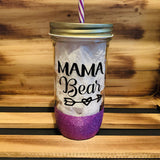Mama Bear Glitter Jar - 12
