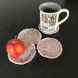 Crab Stitch Coasters - HandmadeSask