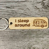 Rectangle Wooden KeyChains - 5