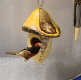 CW - Birdhouse window or desk ornament