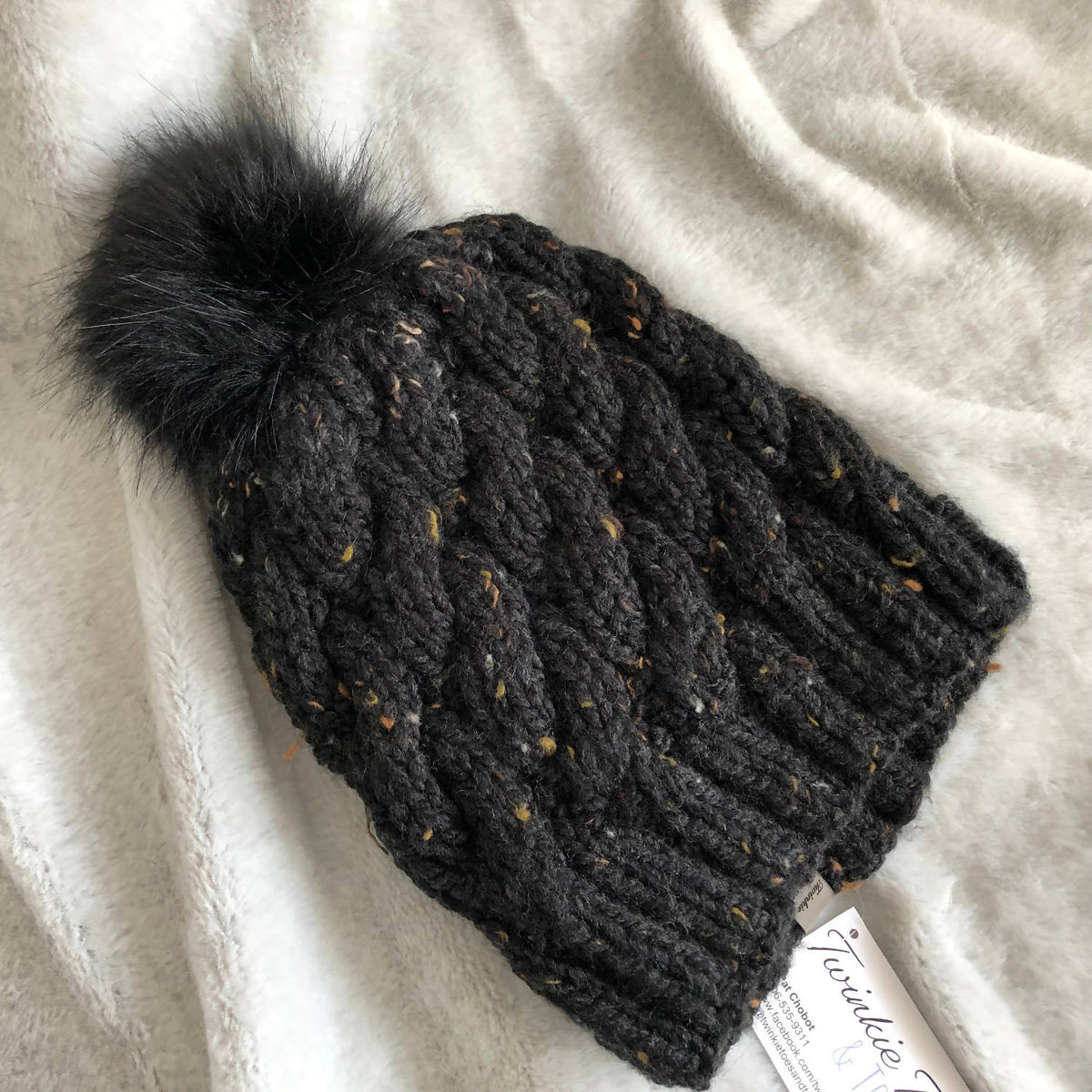 Stringed Toque Cable Knit Toque – HandmadeSask