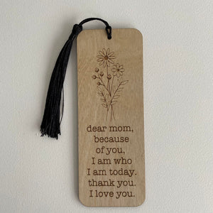 Dear Mom Bookmark - 1