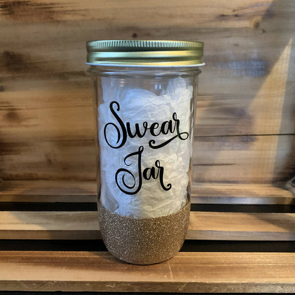 Swear Jar Glitter Jar