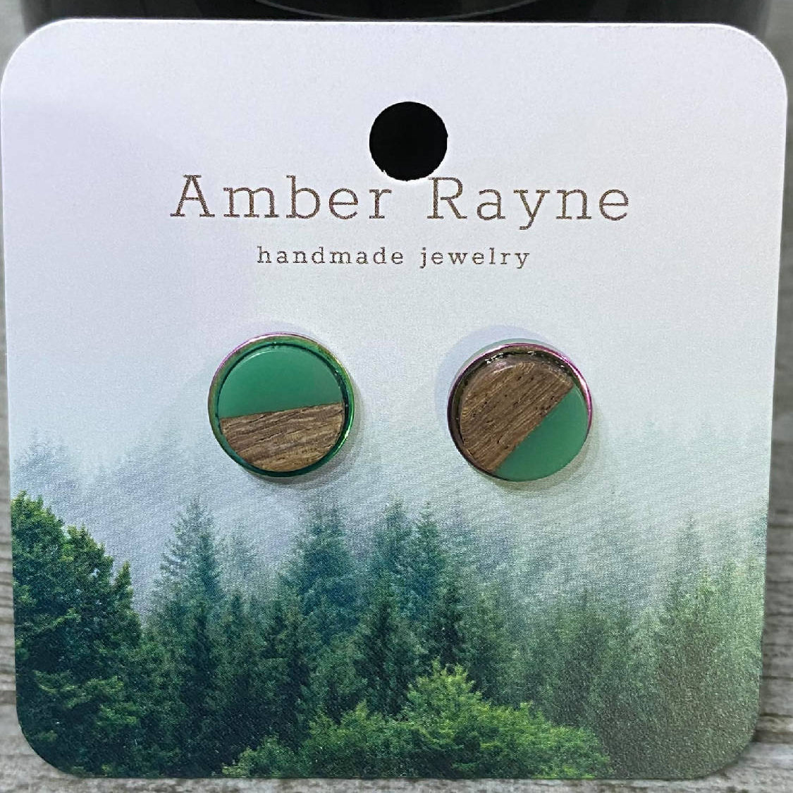 Wood/Resin Earrings 2