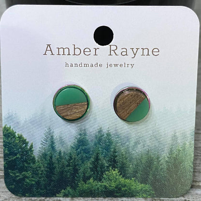 Wood/Resin Earrings 2
