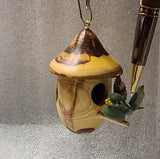 CW - Birdhouse window or desk ornament