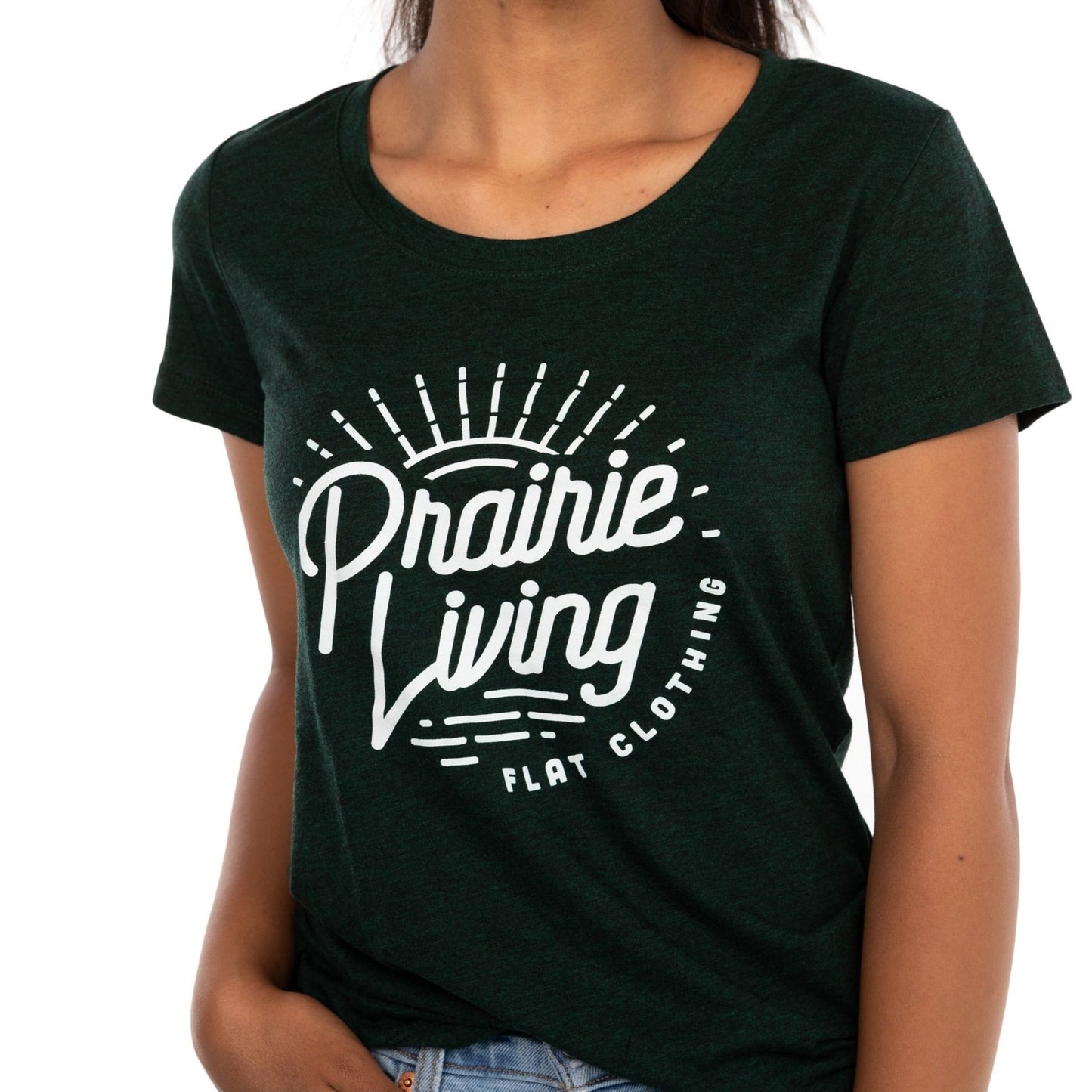 FLAT // Prairie Living / Fitted Crew Neck / Ladies