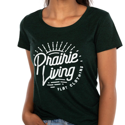 FLAT // Prairie Living / Fitted Crew Neck / Ladies