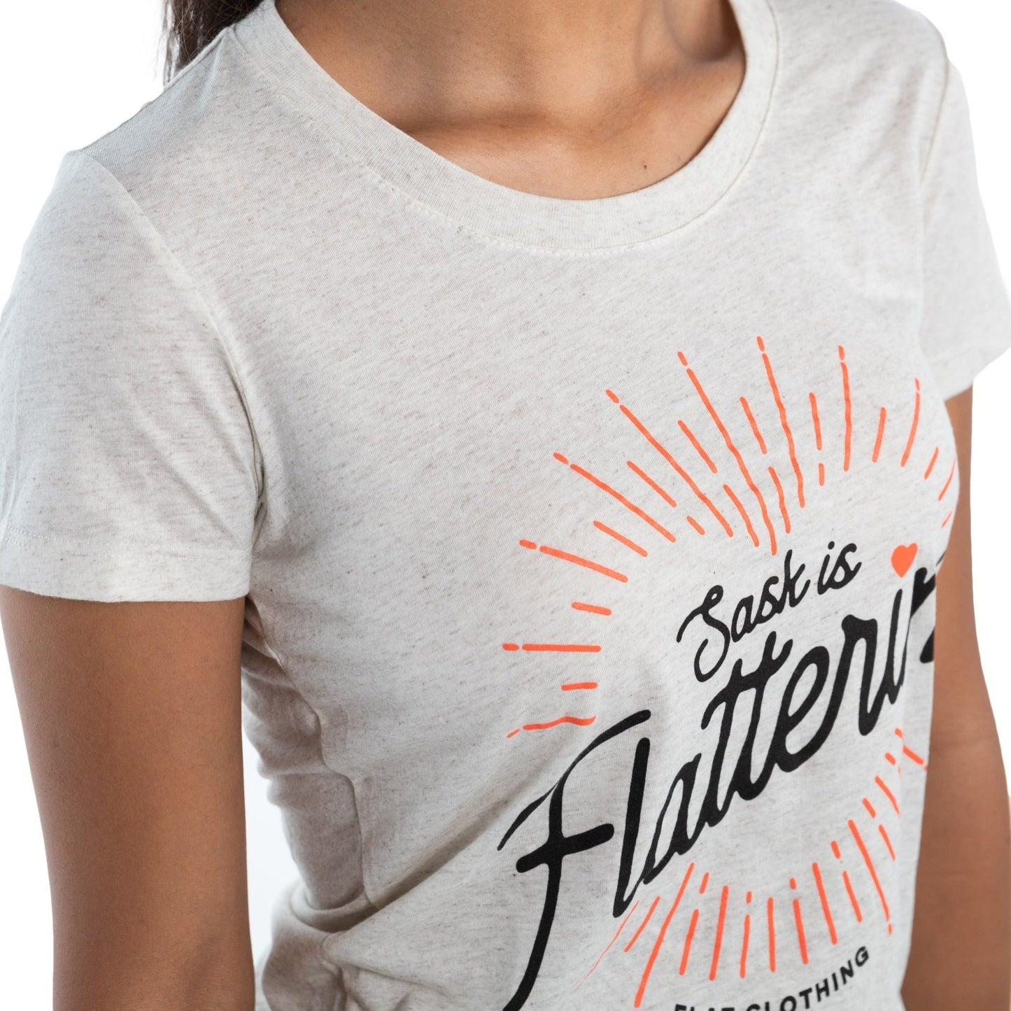 FLAT // Flattering / Fitted Crew Neck / Ladies