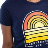 FLAT // Sask Sunset / Ladies T-Shirt