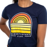 FLAT // Sask Sunset / Ladies T-Shirt