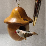 CW - Birdhouse window or desk ornament