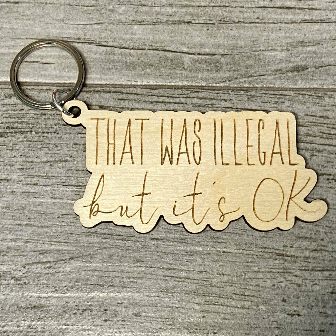 Sassy Wooden KeyChains